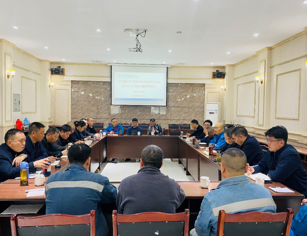 公司在礦業分公司開展主題教育專題調研